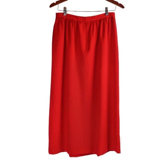 Vintage David Hayes Saks Fifth Avenue Wool Striped Jacket Skirt Suit - Picture 6 of 12